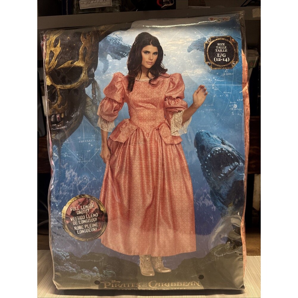 Disguise Disney Pirates of the Caribbean Carina Deluxe Costume, Size L/G 12-14